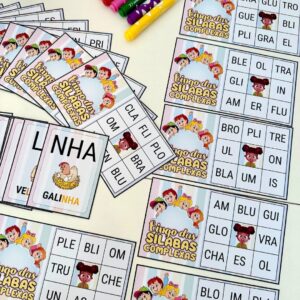 BINGO DA SÍLABAS COMPLEXAS