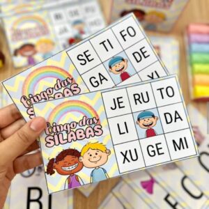 BINGO DAS SÍLABAS SIMPLES