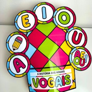 LUVA "HISTÓRIA DAS VOGAIS"