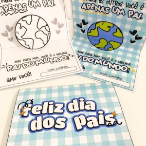 CARTÃO 3D INTERATIVO "DIA DOS PAIS"