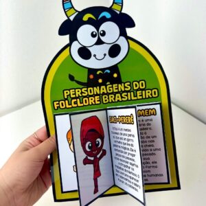 LIVRO INTERATIVO PERSONAGENS DO FOLCLORE