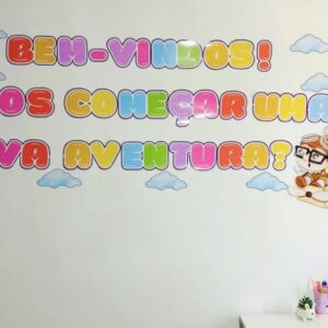 PAINEL BEM-VINDOS VOLTA ÀS AULAS