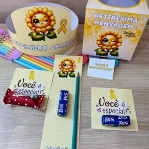 CAIXINHA MOTIVACIONAL SETEMBRO AMARELO