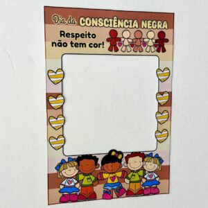 MOLDURA PARA FOTOS CONSCIÊNCIA NEGRA