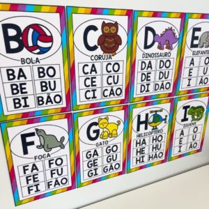 ALFABETO DE PAREDE DIVERTIDO