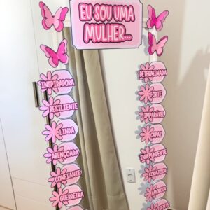 ESPELHO DE AFIRMAÇÕES "DIA DA MULHER"