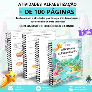 ATIVIDADES ALFABETIZAÇÃO 1º ANO FUNDAMENTAL 1