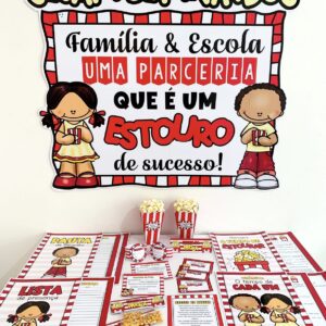 KIT TEORIA DA PIPOCA - REUNIÃO DE PAIS