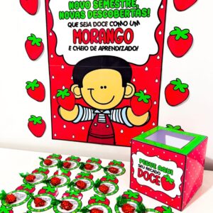 RECADO DOCE RETORNO "MORANGO DO AMOR"