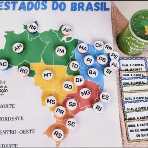 MAPA DO BRASIL E SEUS ESTADOS
