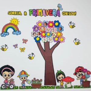 PAINEL COM FOTOS PRIMAVERA
