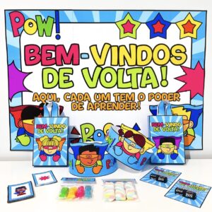 KIT VOLTA ÀS AULAS: SUPER HERÓIS