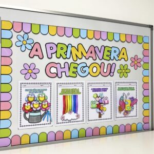 QUADRO DECORATIVO ATIVIDADES PRIMAVERA