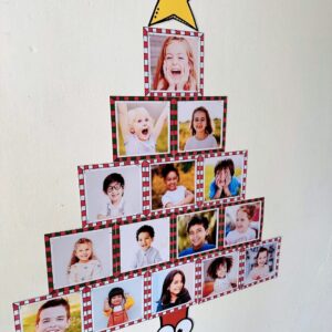 ÁRVORE COM FOTOS DE NATAL