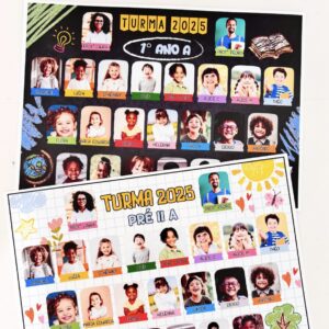 QUADROS DA TURMA (Editável)