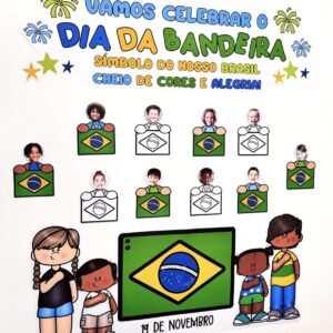 PAINEL COM FOTOS DIA DA BANDEIRA