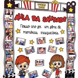 CINE AULA DA SAUDADE (Ano editável)
