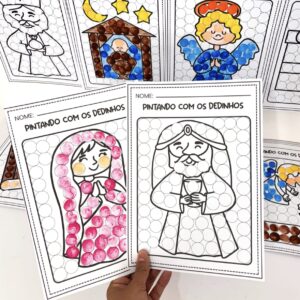 PINTURAS SENSORIAIS NATAL CRISTÃO