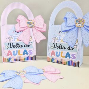 SACOLINHA VOLTA ÀS AULAS "CHUVA DE AMOR"