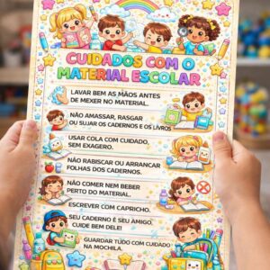 CUIDADOS COM O MATERIAL ESCOLAR