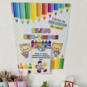 PAINEL DE ACOLHIDA AOS ALUNOS