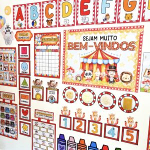 KIT SALA CIRCO DOS BICHINHOS