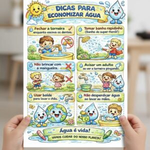 DICAS PARA ECONOMIZAR ÁGUA