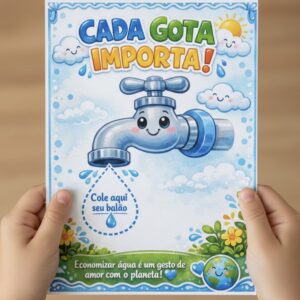 CARTÃO "CADA GOTA IMPORTA"