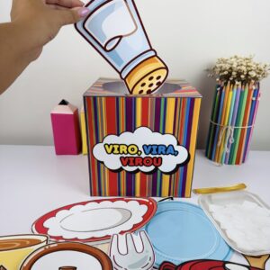 CAIXA MUSICAL "VIRO, VIRA, VIROU"