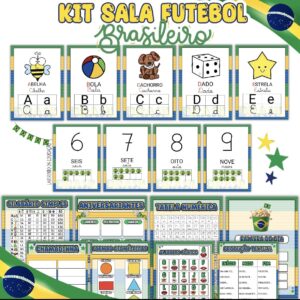 KIT SALA FUTEBOL BRASILEIRO