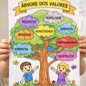 ÁRVORE DOS VALORES – ATIVIDADE INTERATIVA