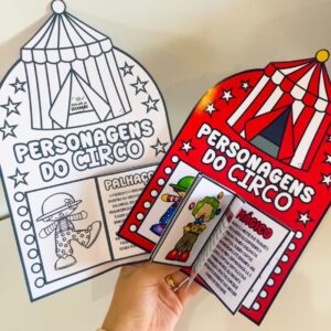 LIVRO INTERATIVO "PERSONAGENS DO CIRCO"