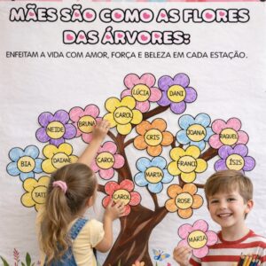 PAINEL "MÃES SÃO COMO FLORES"