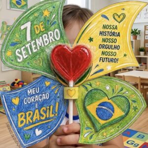CARTÃO LEMBRANCINHA TREVO "7 DE SETEMBRO"