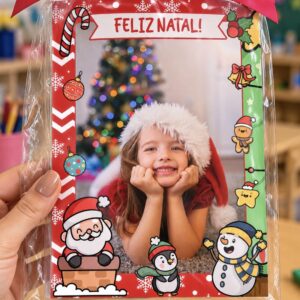 PORTA RETRATO EDITÁVEL DE NATAL